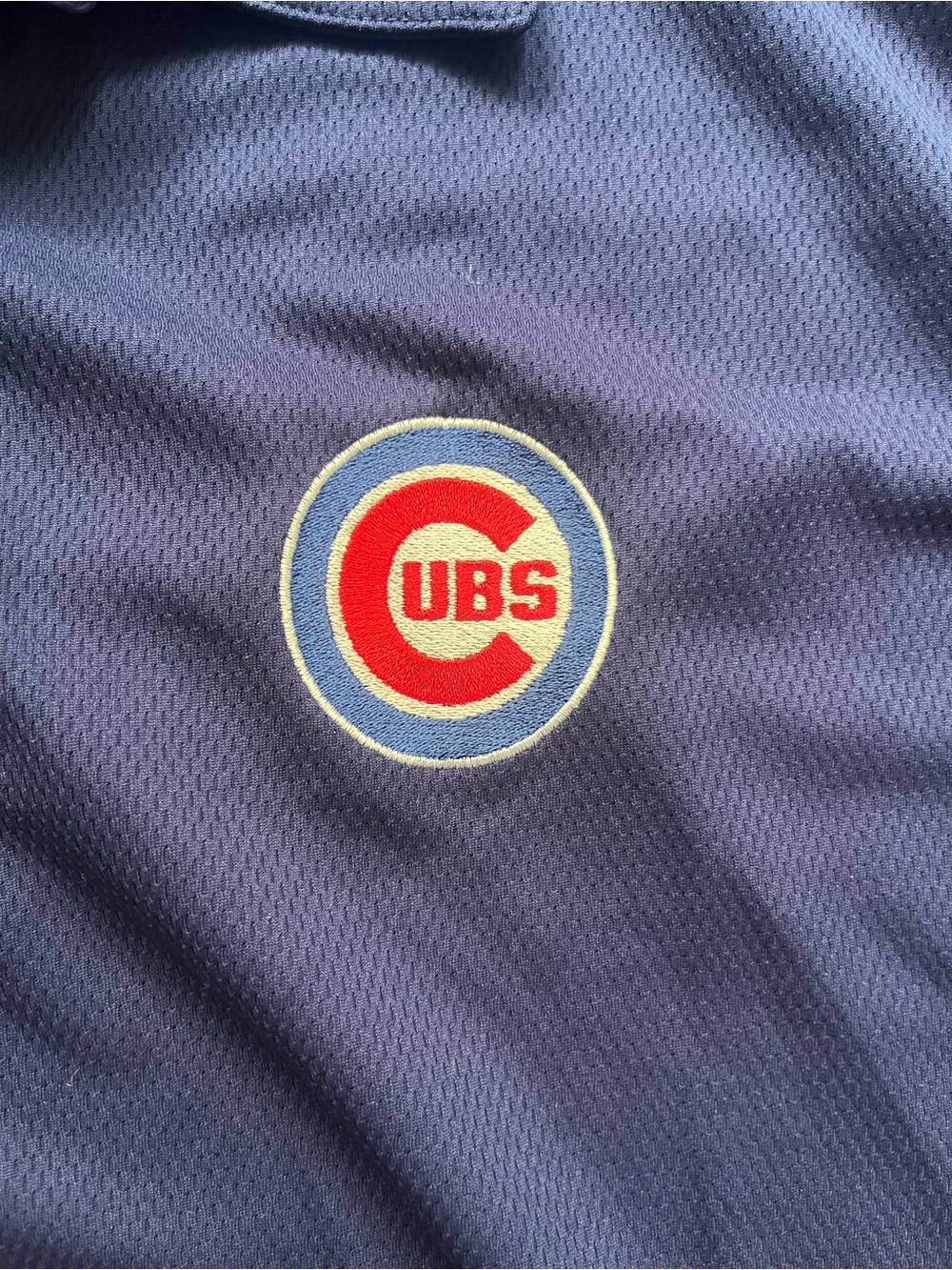 Antigua Chicago Cubs Blue Active Golf Tennis Short Sleeve Polo Men’s Shirt XL - Picture 3 of 7